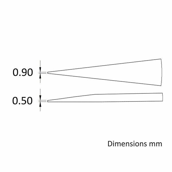 日本正規品 アイデアルテック DC ESDステンレスピンセット(耐酸/磁) (00.SA.DC.0.IT)(7640144710064) ideal-tek