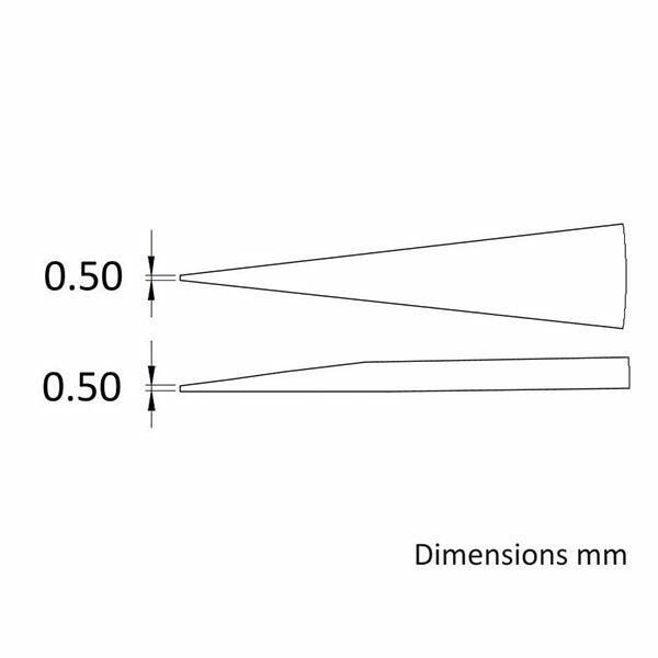 日本正規品 アイデアルテック エポキシコーティングESDステンレスピンセット (00.SA.NE.6.IT)(7640144711085) ideal-tek