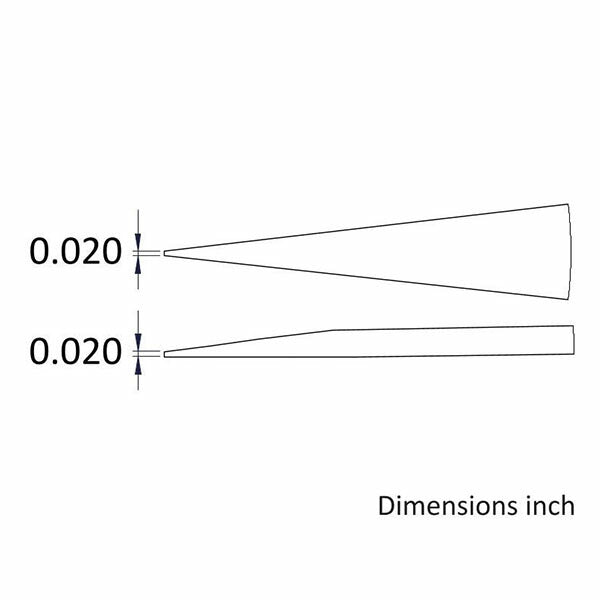 日本正規品 アイデアルテック エポキシコーティングESDステンレスピンセット (00.SA.NE.6.IT)(7640144711085) ideal-tek