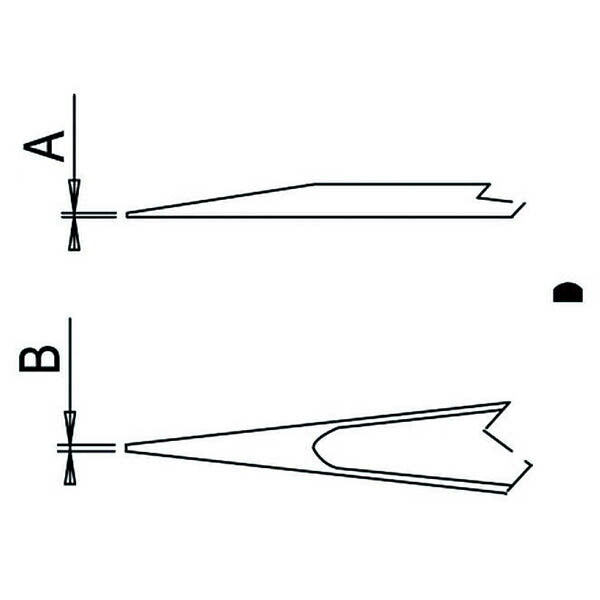 日本正規品 デュモン ESD ピンセット 赤 TYPE 00 (0304-00SAESD-ET1)(7640126715049) DUMONT