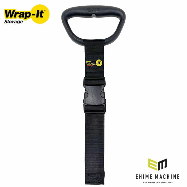 Wrap-It クリップ付収納ストラップ 25インチ BK 100-CNC-25BL (0810016856597) ラップイット