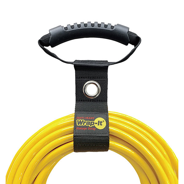 【11月の特価品】Wrap-It 100-HG-17BX ハンドル付収納ストラップ 17インチ BK ラップイット