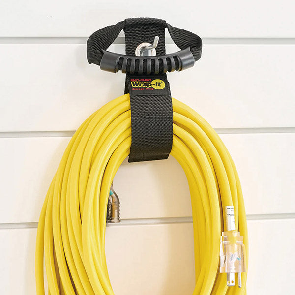 【11月の特価品】Wrap-It 100-HG-17BX ハンドル付収納ストラップ 17インチ BK ラップイット