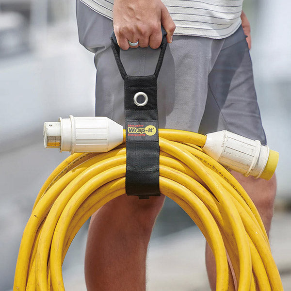Wrap-It 100-HG-22BX ハンドル付収納ストラップ 22インチ BK ラップイット