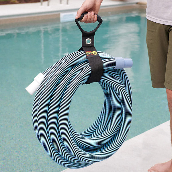 【11月の特価品】Wrap-It 100-HG-28BX ハンドル付収納ストラップ 28インチ BK ラップイット