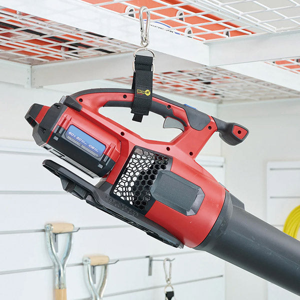 Wrap-It 100-HNH-12BL カラビナ付収納ストラップ 12インチ BK ラップイット