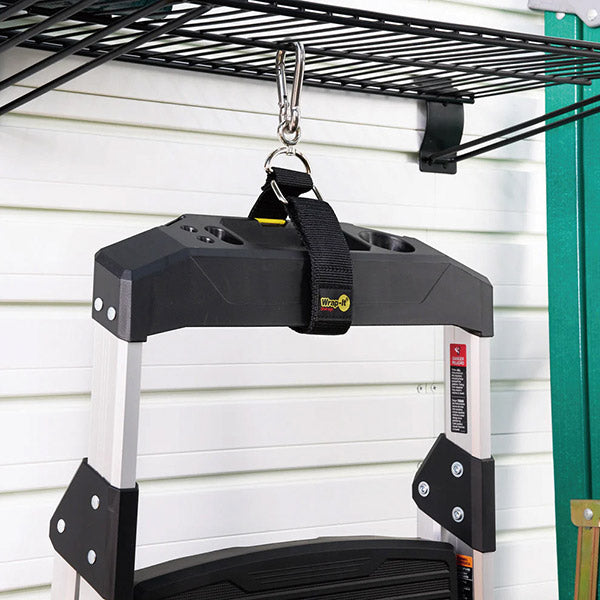 Wrap-It 100-HNH-18BL カラビナ付収納ストラップ 18インチ BK ラップイット