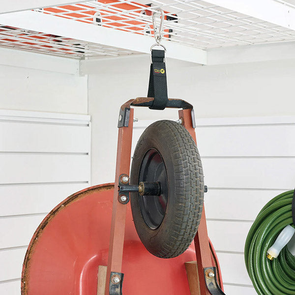 【12月の特価品】Wrap-It 100-HNH-24BL カラビナ付収納ストラップ 24インチ BK ラップイット