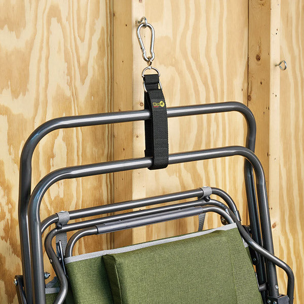 【12月の特価品】Wrap-It 100-HNH-24BL カラビナ付収納ストラップ 24インチ BK ラップイット