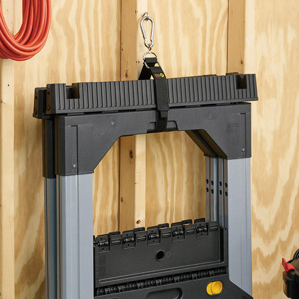 Wrap-It 100-HNH-32BL カラビナ付収納ストラップ 32インチ BK ラップイット