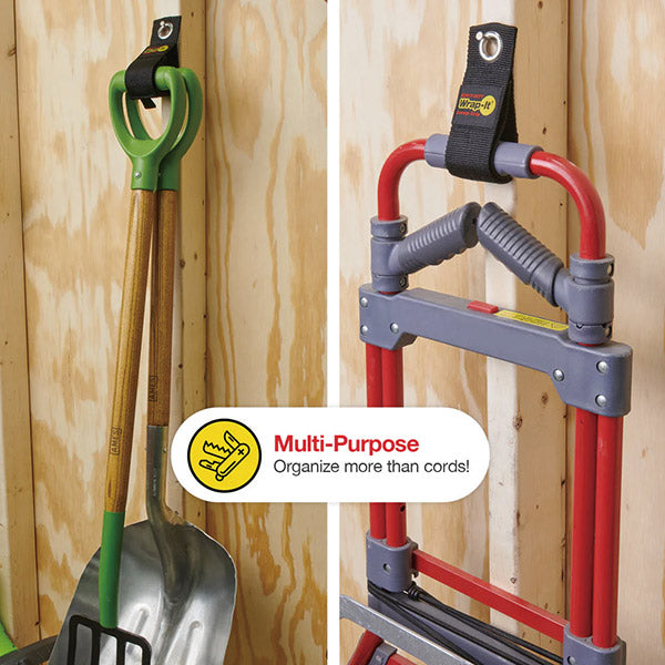 Wrap-It 102-30BX フック用収納ストラップ゚13インチ 2個入 BK ラップイット