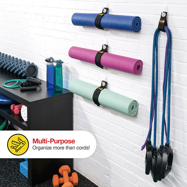 Wrap-It 102-40BX フック用収納ストラップ17インチ 2個入 BK ラップイット