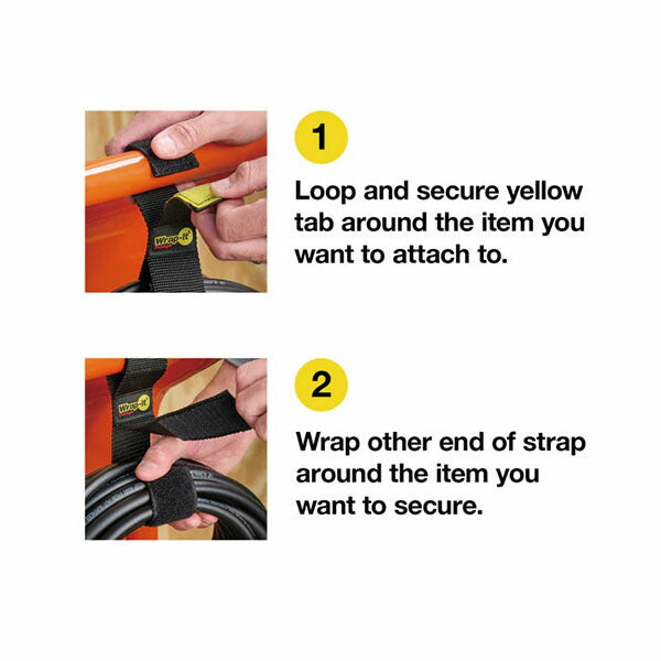 Wrap-It ツインストラップ 406x51mm 2個入 102-TWIN-16BL (0810016853343) ラップイット