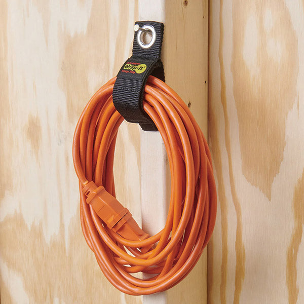 Wrap-It 103-20BX フック用収納ストラップ10インチ 3個入 BK ラップイット