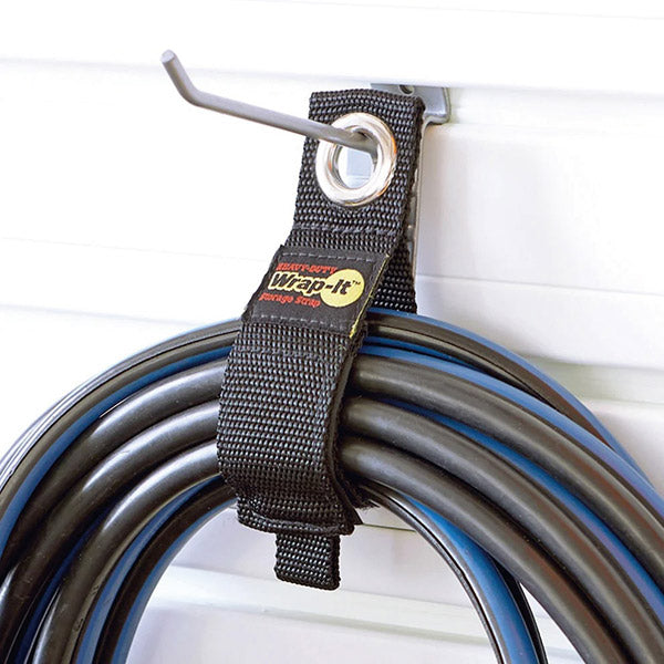 Wrap-It 103-20BX フック用収納ストラップ10インチ 3個入 BK ラップイット