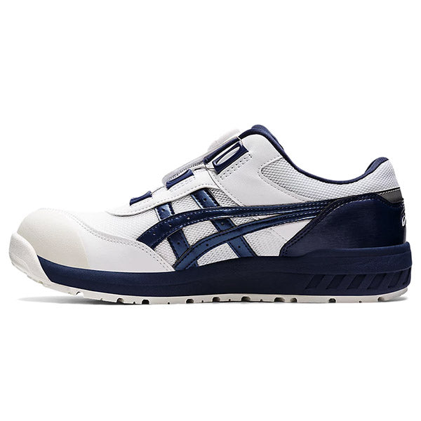 アシックス 安全靴 ウィンジョブ CP209 BOA ホワイト/ピーコート ASICS おしゃれ かっこいい 作業靴 スニーカー