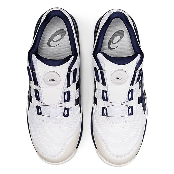 アシックス 安全靴 ウィンジョブ CP209 BOA ホワイト/ピーコート ASICS おしゃれ かっこいい 作業靴 スニーカー