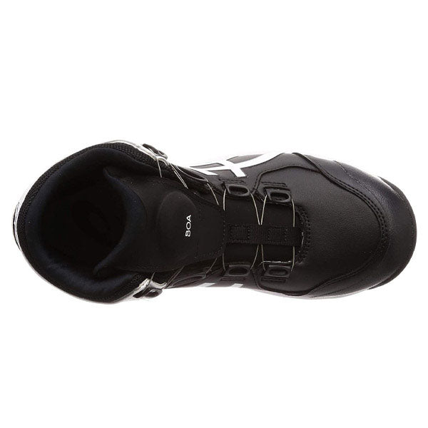 アシックス 安全靴 ウィンジョブ CP304 BOA ブラック×ホワイト 3E ハイカット JSAA A種 22.5cm~30.0cm (1271A030.001) ASICS