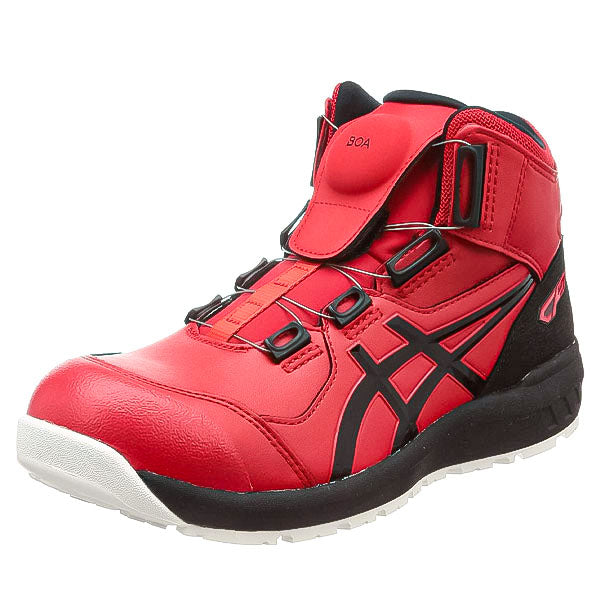 アシックス 安全靴 ウィンジョブ CP304 BOA クラシックレッド×ブラック 3E ハイカット JSAA A種 22.5cm~30.0cm (1271A030.600) ASICS