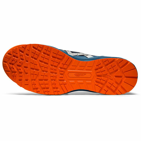 アシックス 安全靴 ウィンジョブ CP210 マコブルー×シルバー (1273a006.400) ASICS ローカット 紐タイプ メッシュ 作業靴 スニーカー
