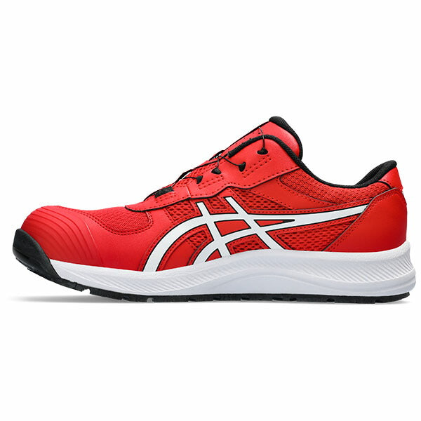 アシックス 安全靴 ウィンジョブ CP219 BOA クラシックレッド×ホワイト (1273A092.600) ローカット メッシュ 2E相当 ダイヤル式 JSAA A種 22.5~30.0cm ASICS