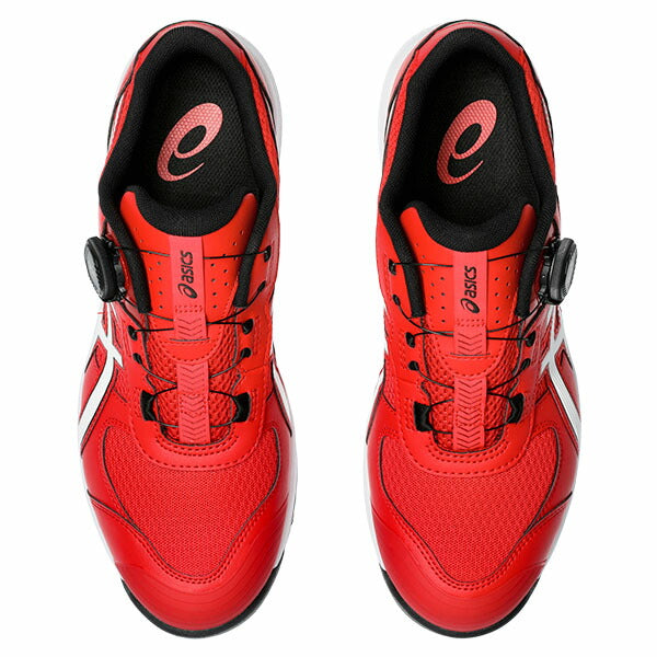 アシックス 安全靴 ウィンジョブ CP219 BOA クラシックレッド×ホワイト (1273A092.600) ローカット メッシュ 2E相当 ダイヤル式 JSAA A種 22.5~30.0cm ASICS