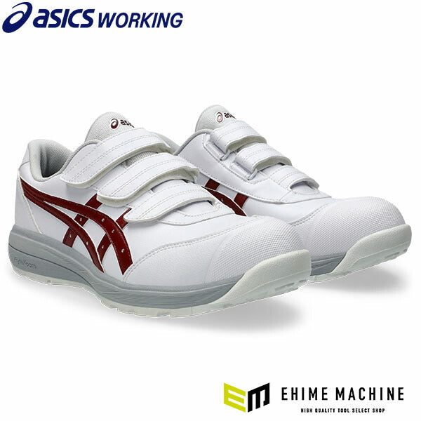 アシックス 安全靴 ウィンジョブ CP311 ホワイト×ビートジュース 
