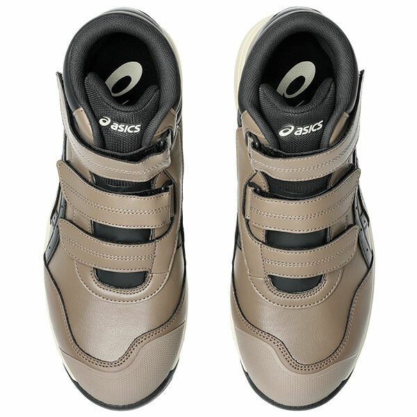 アシックス 安全靴 ウィンジョブ CP312 トープグレー×グラファイトグレー (1273A111.020) 3E相当 ハイカット ベルトタイプ 人工皮革 JSAA A種 22.5~32.0cm ASICS