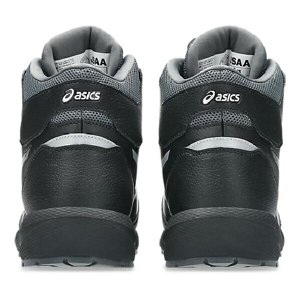 アシックス 安全靴 ウィンジョブ CP314 BOA ブラック×ピュアシルバー 3E相当 ハイカット ダイヤル式 JSAA A種 22.5~30.0cm (1273A124.001) ASICS