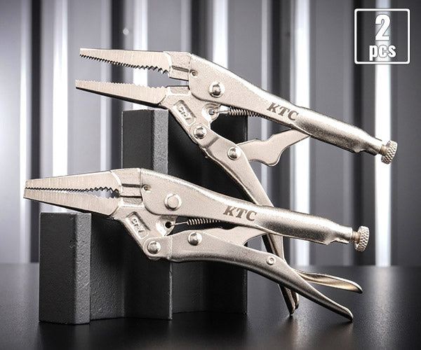 KTC 150LNEM-2P ロングノーズノッキングプライヤー ワイヤーカッター付 2個セット (150LNEMx2個) 京都機械工具xエヒメマシンオリジナル商品