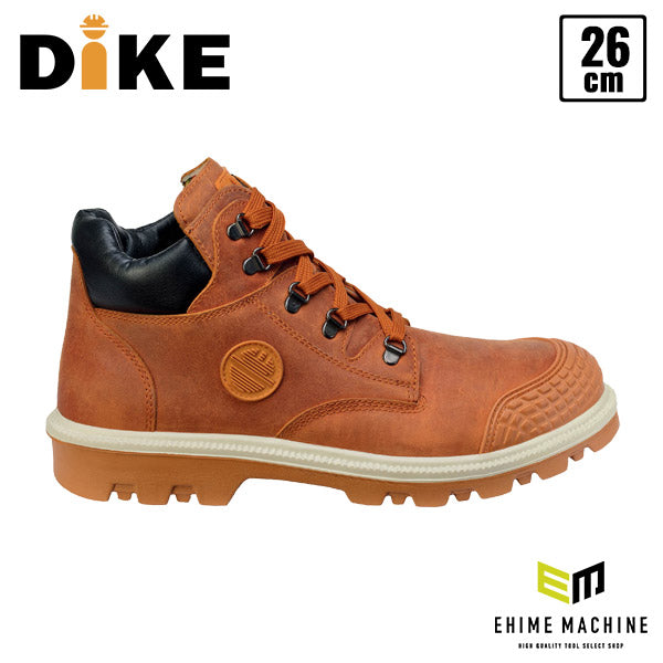【限定特価】日本正規品 DIKE ディーケ安全靴 ディガー 26.0 cm カプチーノブラウン 21021-403-39 イタリア製 安全作業靴 ワークブーツ