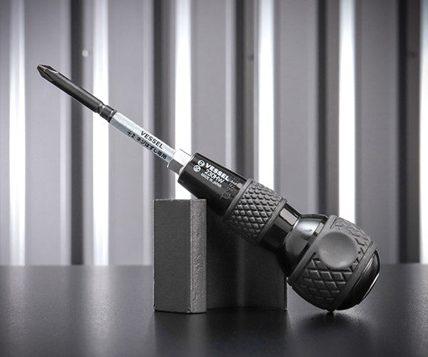 ベッセル ハズセルボールグリップ貫通タイプ 230HW2 叩いて使えるドライバー ネジはずし専用ビット ハズセルビット付き VESSEL