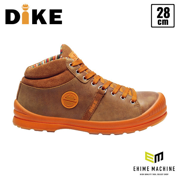 【限定特価】日本正規品 DIKE ディーケ安全靴 サミット 28.0 cm カプチーノブラウン 27021-191-43 イタリア製 安全作業靴 ワークブーツ