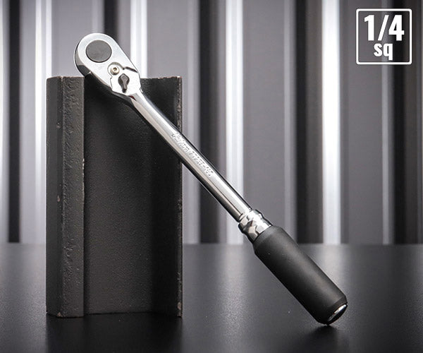 Z-eal 6.3sq.ラチェットハンドルロング 2725Z-160-G72 1/4ロングラチェットハンドル 72枚ギア 6.35mm ジール Ko-ken コーケン