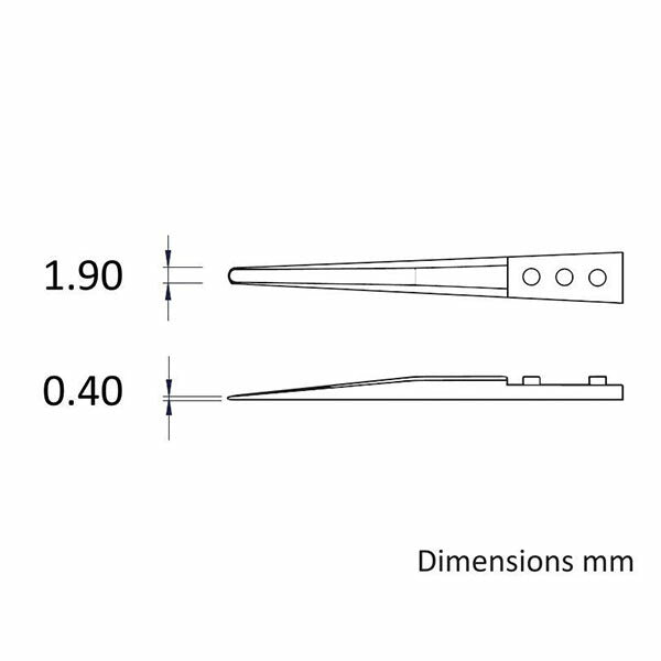 日本正規品 アイデアルテック セラミックチップ交換式 ESDピンセット (2AZJK.SA.0.IT)(7640144714543) ideal-tek