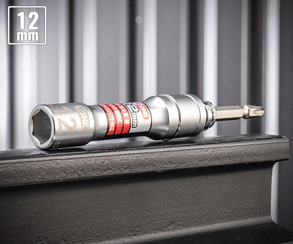 TONE ソケットビット(電動工具用) 差替式ユニバーサルビットソケット 対辺寸法12mm (2BNU-12)(4953488317053) トネ