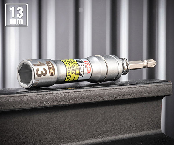 TONE ソケットビット(電動工具用) 差替式ユニバーサルビットソケット 対辺寸法13mm (2BNU-13)(4953488317060) トネ