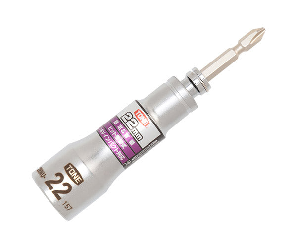 TONE ソケットビット(電動工具用) 差替式ユニバーサルビットソケット 対辺寸法22mm (2BNU-22)(4953488317084) トネ