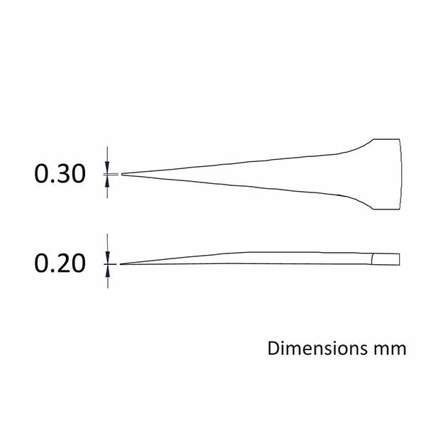 日本正規品 アイデアルテック 0.3MM ステンレスピンセット(耐酸/磁) (2.SA.6.ITE)(7640174711673) ideal-tek