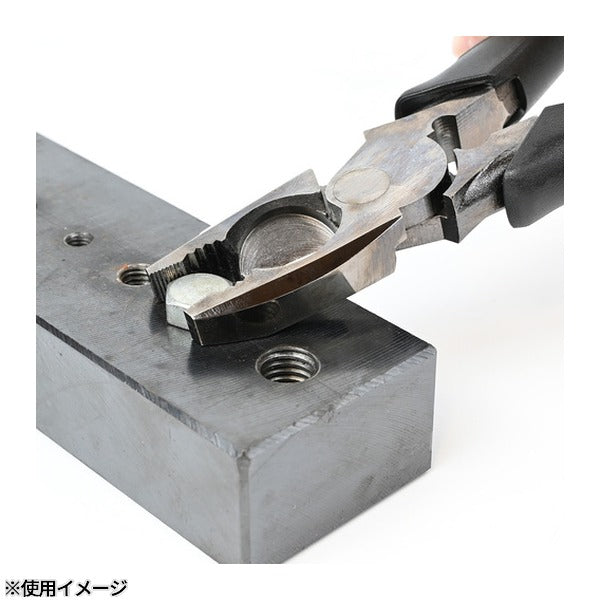 フジ矢 テコペン偏芯パワーペンチ 黒金 200mm (3000SP-200BG)(4952520030646) FUJIYA 工具