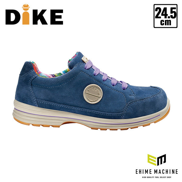 【限定特価】日本正規品 DIKE ディーケ安全靴 レディーD 24.5 cm ネイビー 30912-193-36 イタリア製 安全作業靴 ワークシューズ