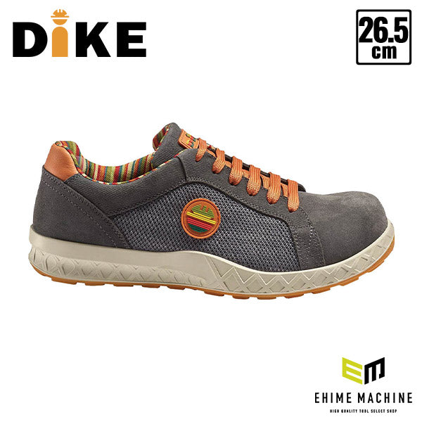 【限定特価】日本正規品 DIKE ディーケ安全靴 プログレスS1P 26.5 cm チャコールグレー 31616-201-40 イタリア製 安全作業靴 ワークシューズ