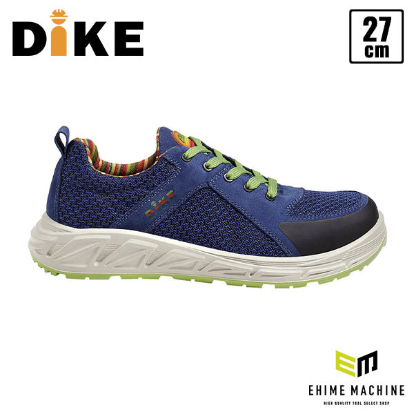 【限定特価】日本正規品 DIKE ディーケ安全靴 ランナー 27.0 cm オーシャンブルー 32118-193-42 イタリア製 安全作業靴 ワークシューズ