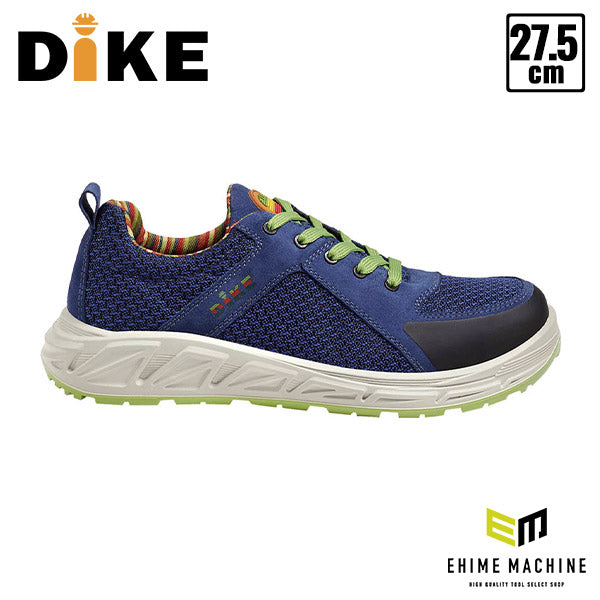 【限定特価】日本正規品 DIKE ディーケ安全靴 ランナー 27.5 cm オーシャンブルー 32118-193-43 イタリア製 安全作業靴 ワークシューズ