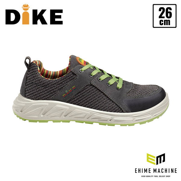 【限定特価】日本正規品 DIKE ディーケ安全靴 ランナー 26.0 cm グラファイトグレー 32118-285-40 イタリア製 安全作業靴 ワークシューズ