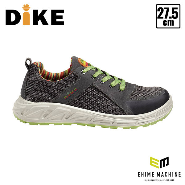 【限定特価】日本正規品 DIKE ディーケ安全靴 ランナー 27.5 cm グラファイトグレー 32118-285-43 イタリア製 安全作業靴 ワークシューズ