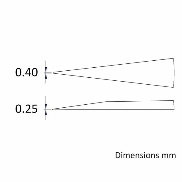 日本正規品 アイデアルテック 0.4MM ステンレスピンセット(耐酸/磁) (3C.SA.6.ITE)(7640174711345) ideal-tek