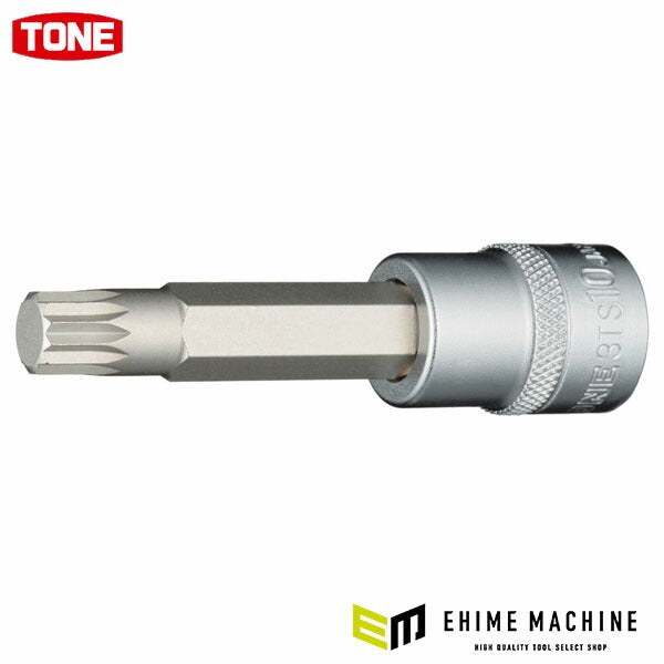 TONE ソケット(自動車整備用) 三重四角ビットソケット 先端規格M10
