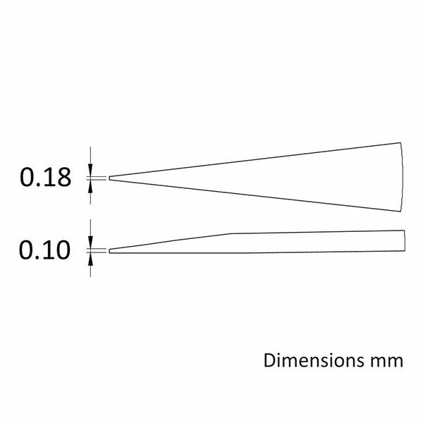 日本正規品 アイデアルテック 逆作用ステンレスピンセット(耐酸/磁) (3X.SA.1.IT)(7640144712228) ideal-tek