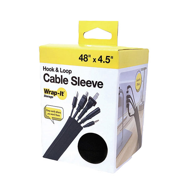 Wrap-It 400-SHL-48BL ケーブルスリーブHook&Loop 48 ラップイット
